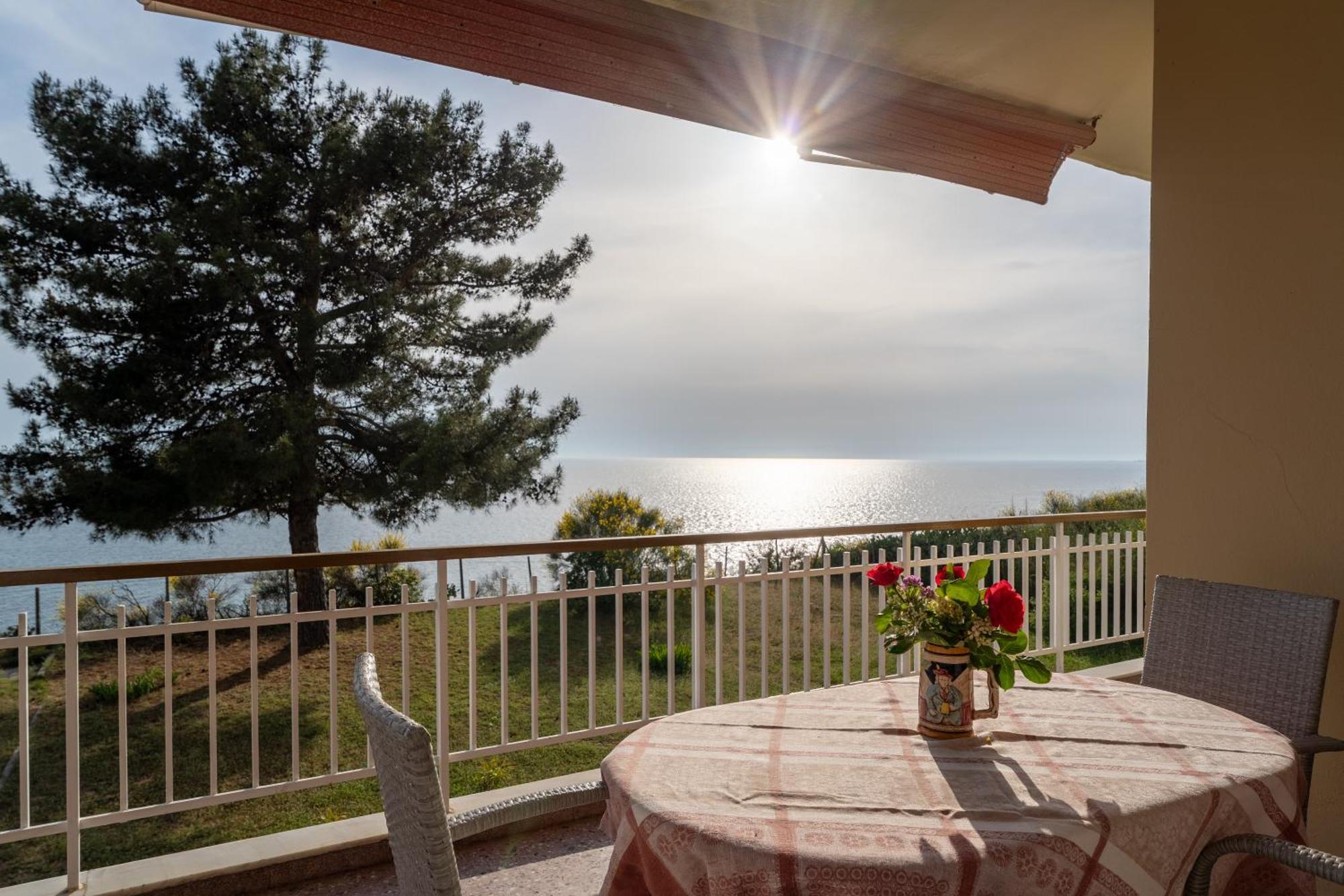 Ferienwohnung Sunshine House Offering Spectacular Views To Olymp A Nea Iraklia Exterior foto